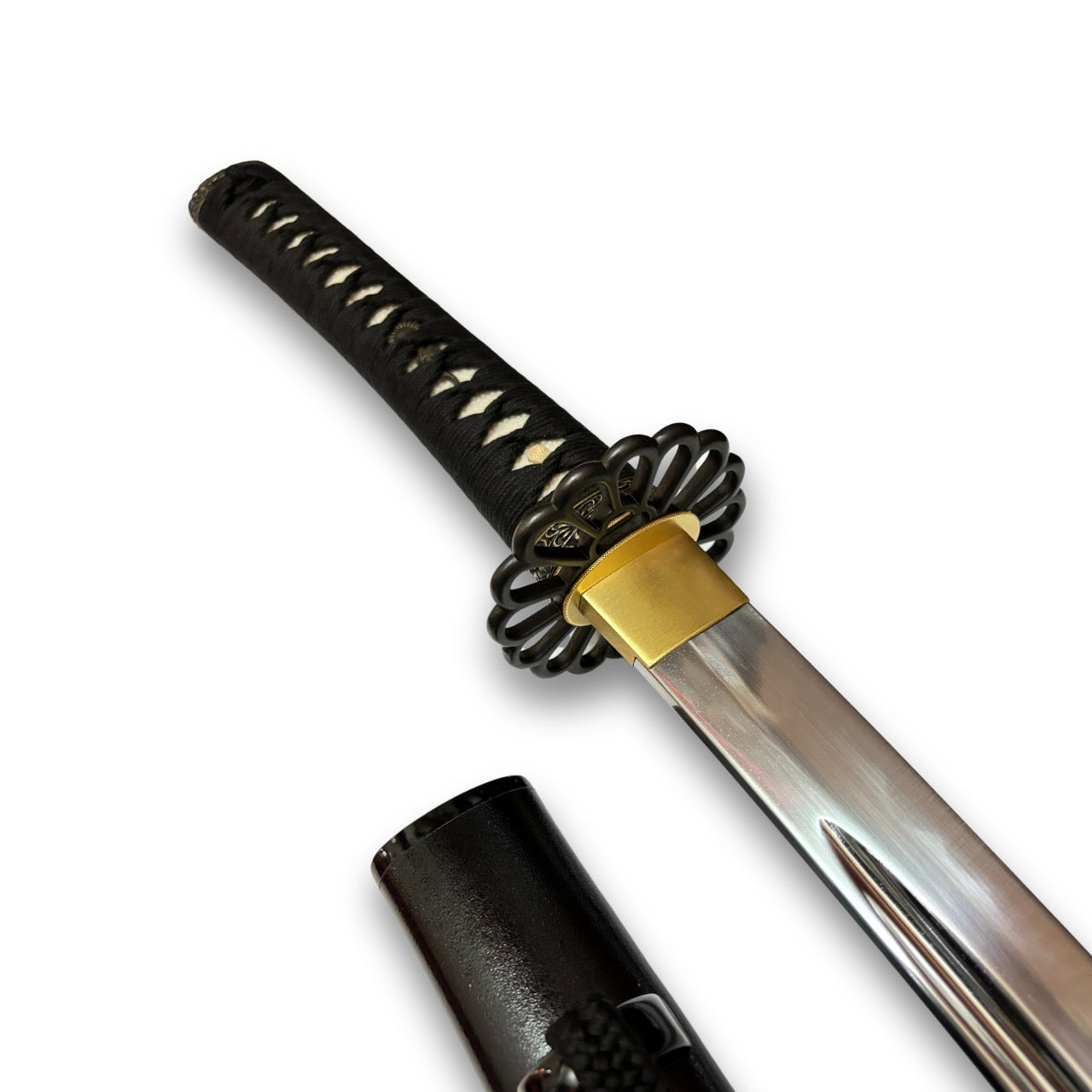 日本濃州堂 合金刀中傳系列 忠時菊拵