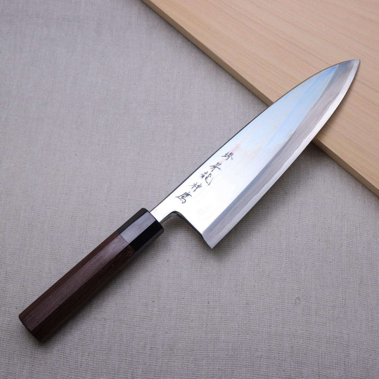 Sakai Shoryu 神鷹 Mirror Finish Blue #2 Deba