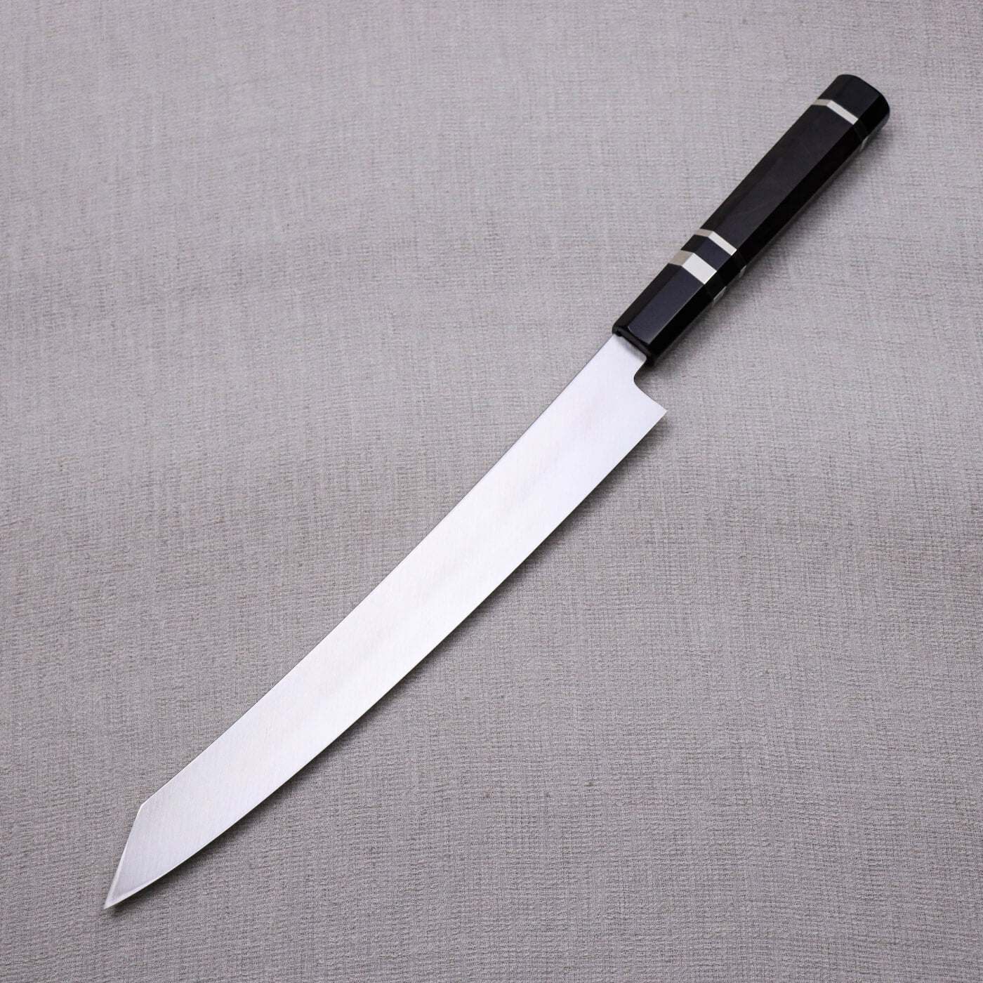 Shoji Silver #3 Mirror Finish Hon-Kasumi curved blade Kiritsuke Yanagi