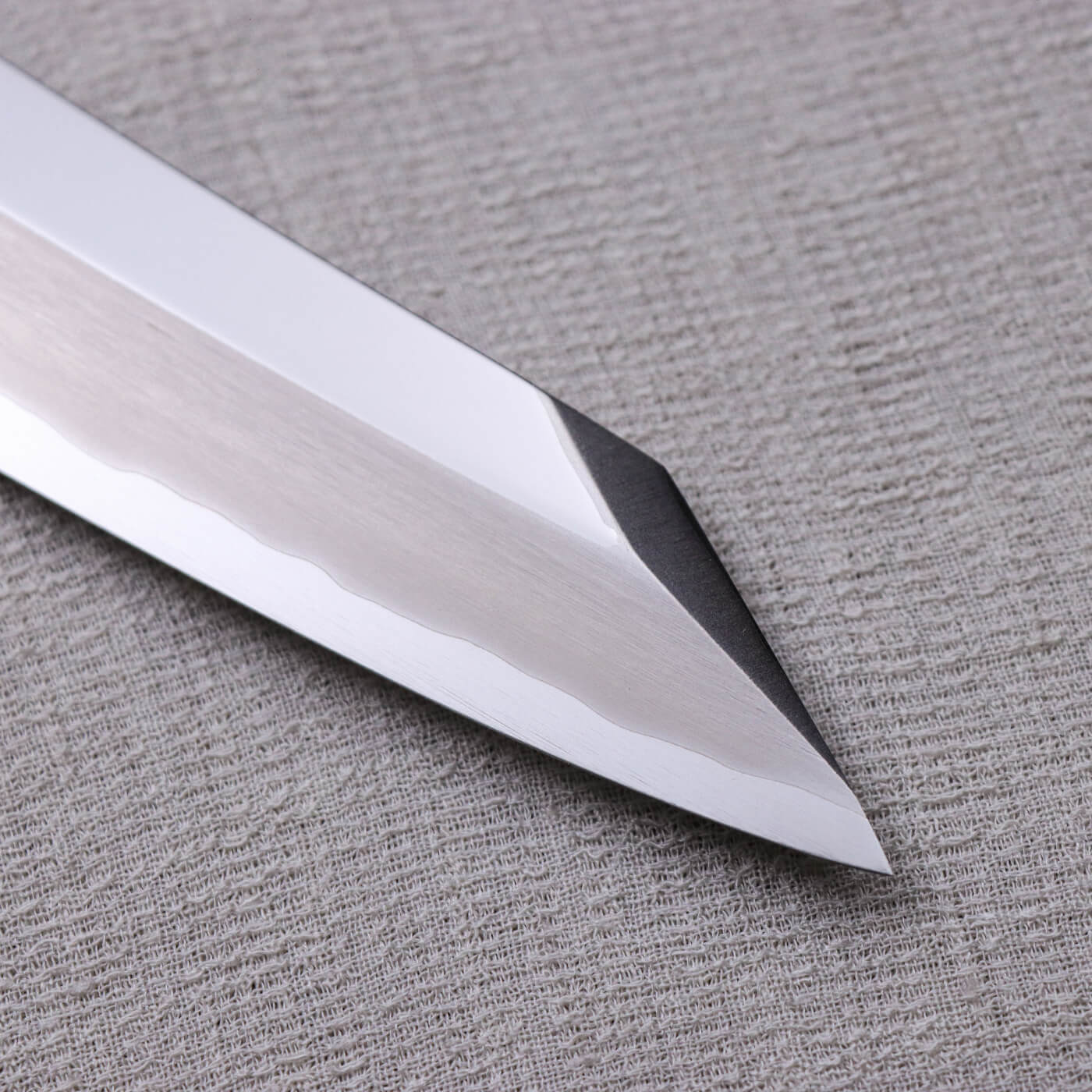 Shoji Silver #3 Mirror Finish Hon-Kasumi curved blade Kiritsuke Yanagi