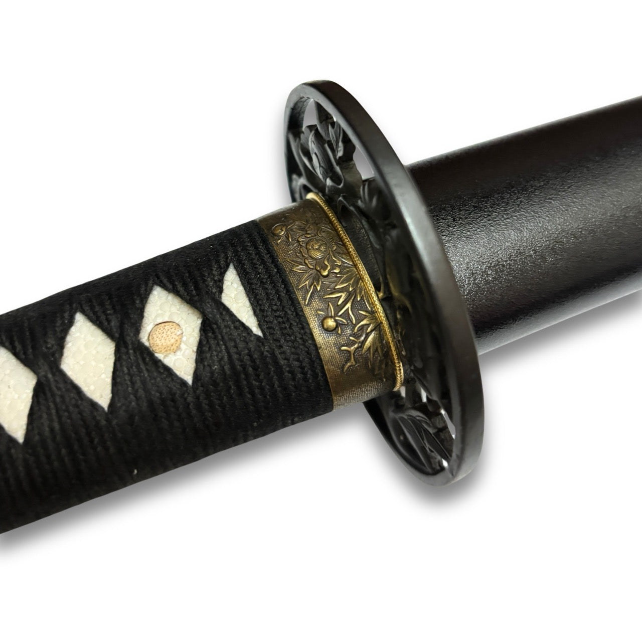 日本濃州堂 合金刀中傳系列 唐獅子牡丹拵