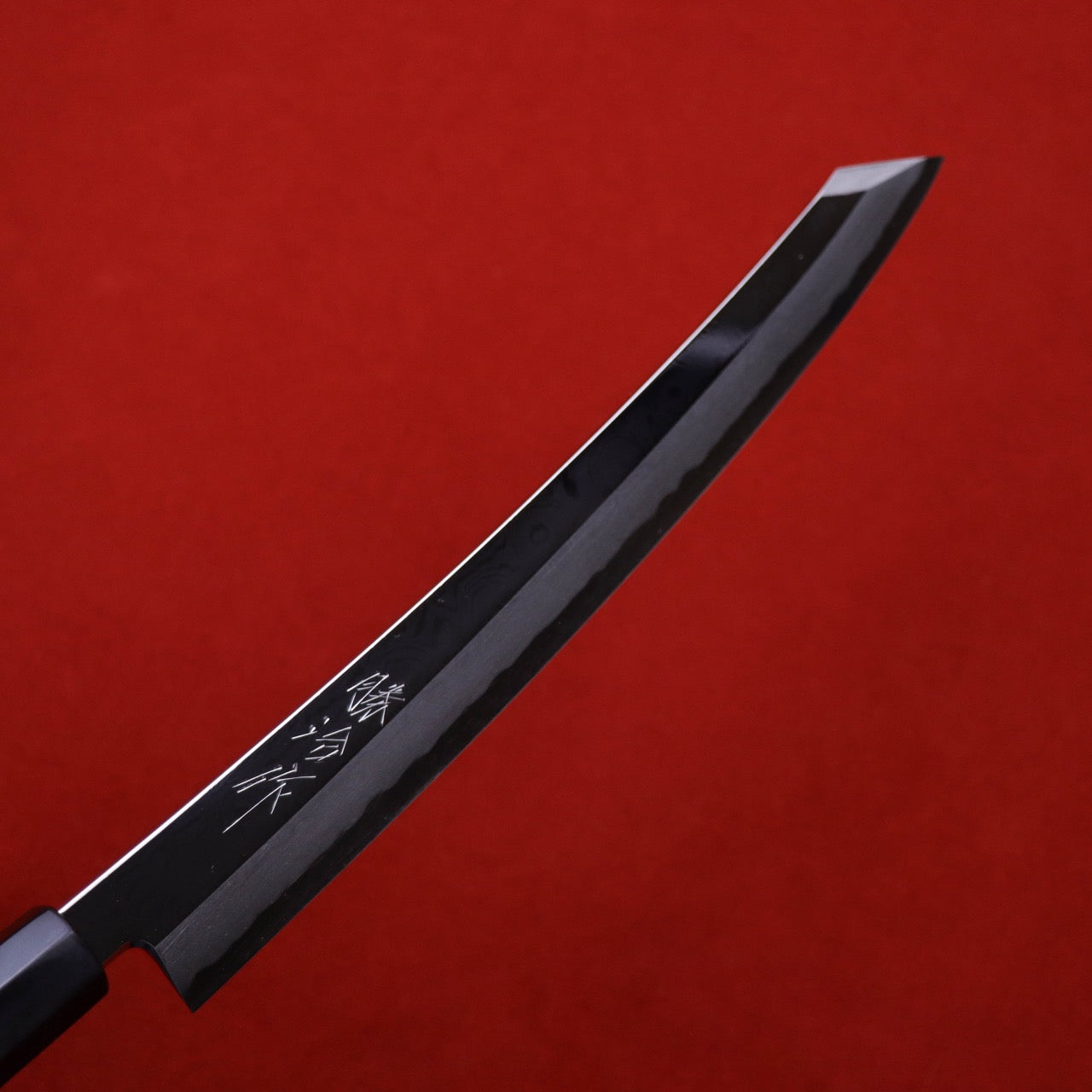 Shoji Silver #3 Suminagashi Mirror Finish curved blade Kiritsuke Yanagi