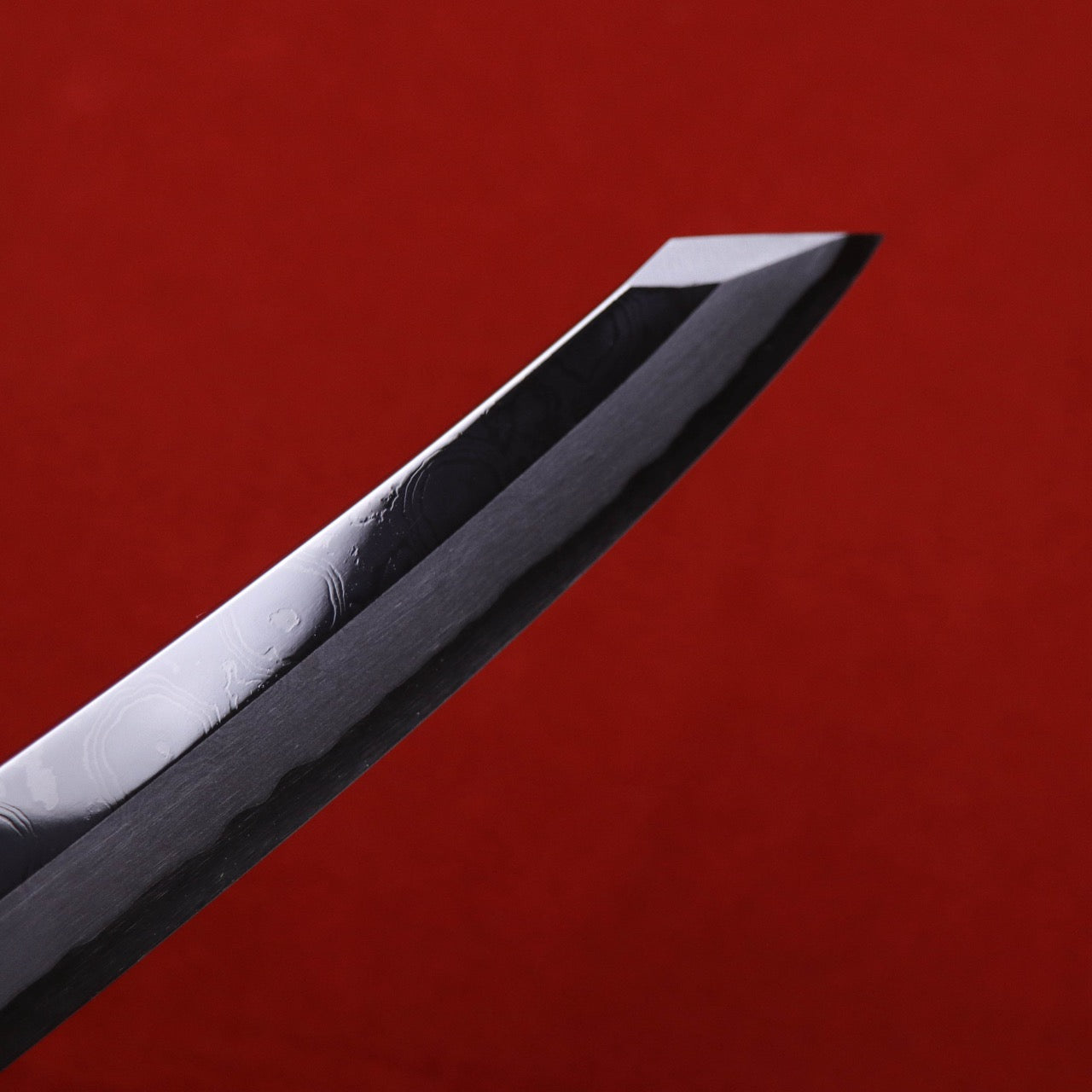 Shoji Silver #3 Suminagashi Mirror Finish curved blade Kiritsuke Yanagi