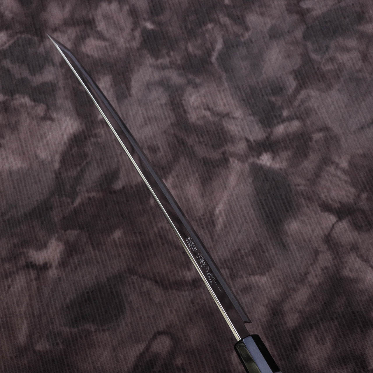 Shoji Silver #3 Suminagashi Mirror Finish Curved Blade Sakimaru Takohiki