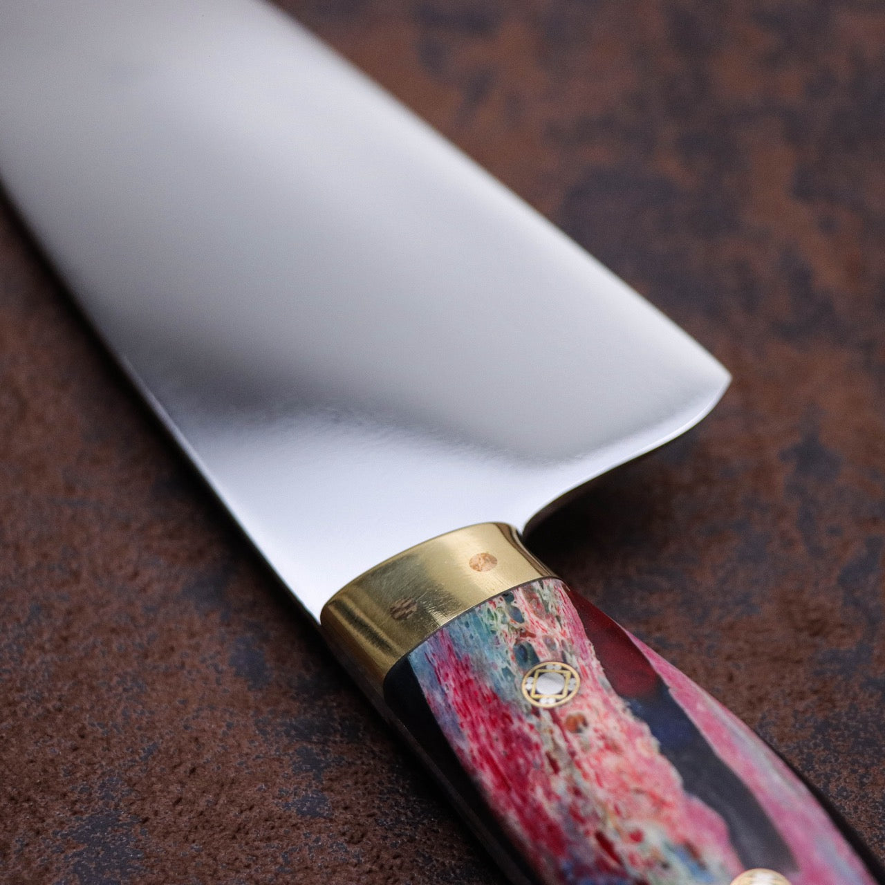 Ed Nichols 奧地利440C不鏽鋼 西班牙式牛刀 手工鹿骨柄