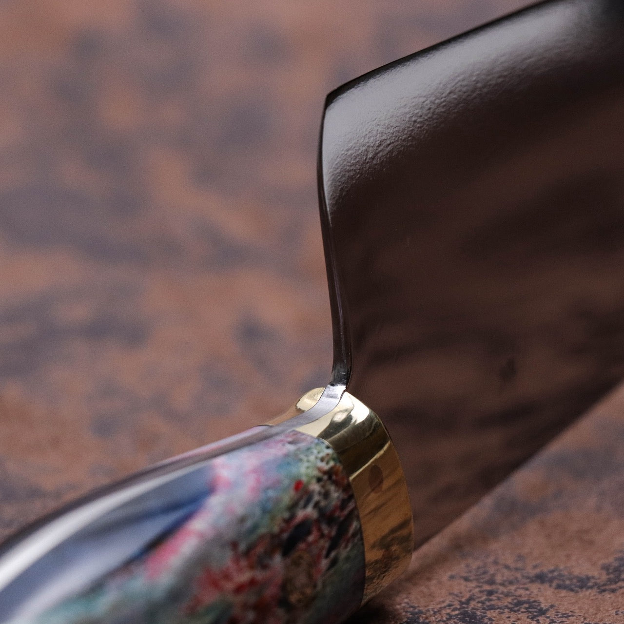 Ed Nichols 奧地利440C不鏽鋼 西班牙式牛刀 手工鹿骨柄