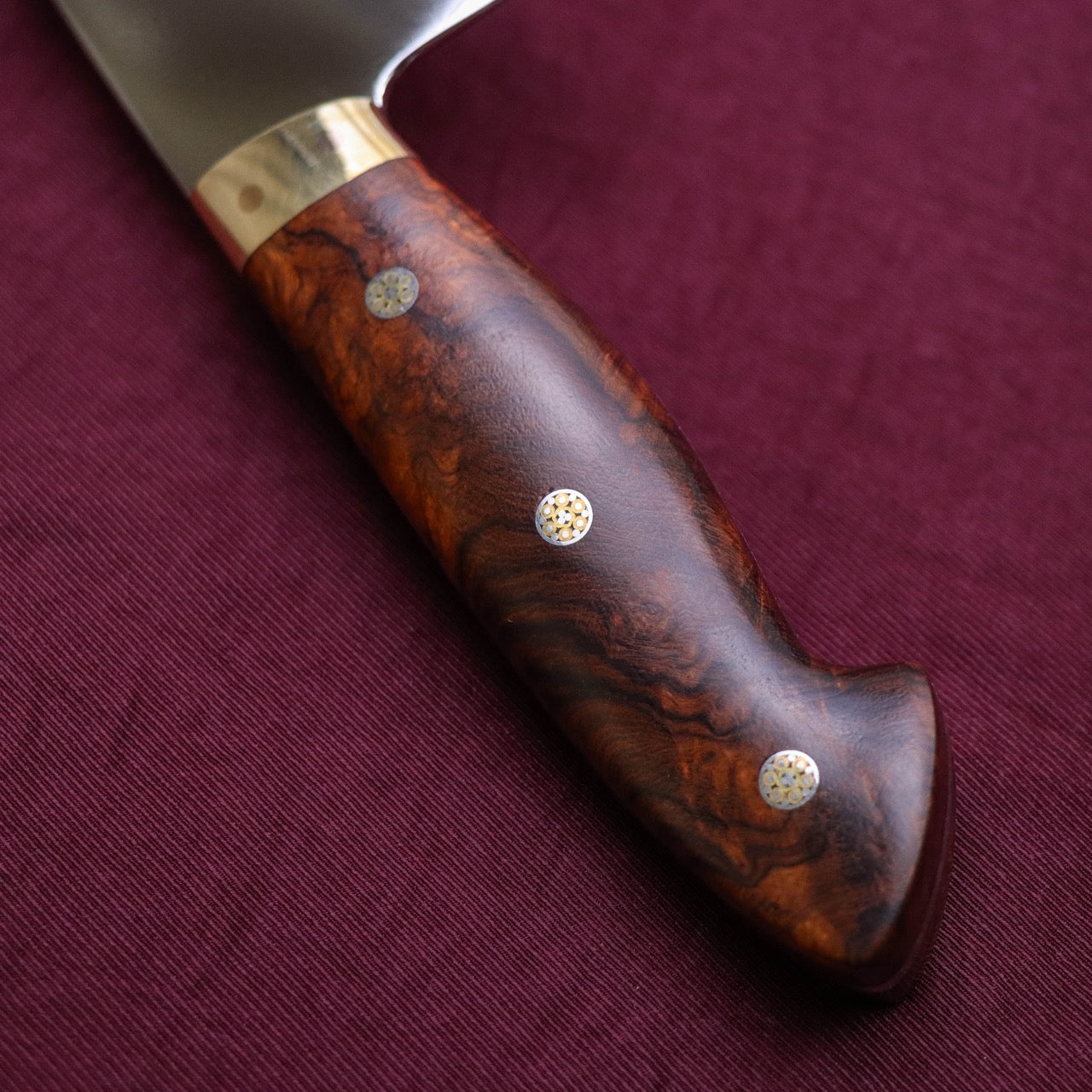 Ed Nichols 奧地利440C不鏽鋼 西班牙式牛刀 頂級沙漠鐵木柄