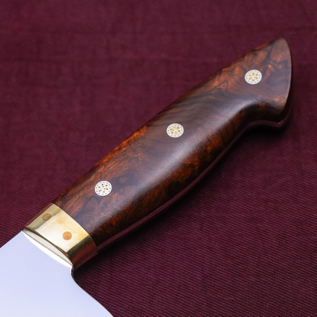 Ed Nichols 奧地利440C不鏽鋼 西班牙式牛刀 頂級沙漠鐵木柄