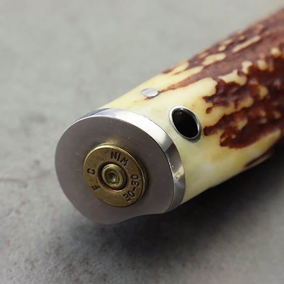 萩野力作 北歐荒野型 鹿角柄 小獵刀