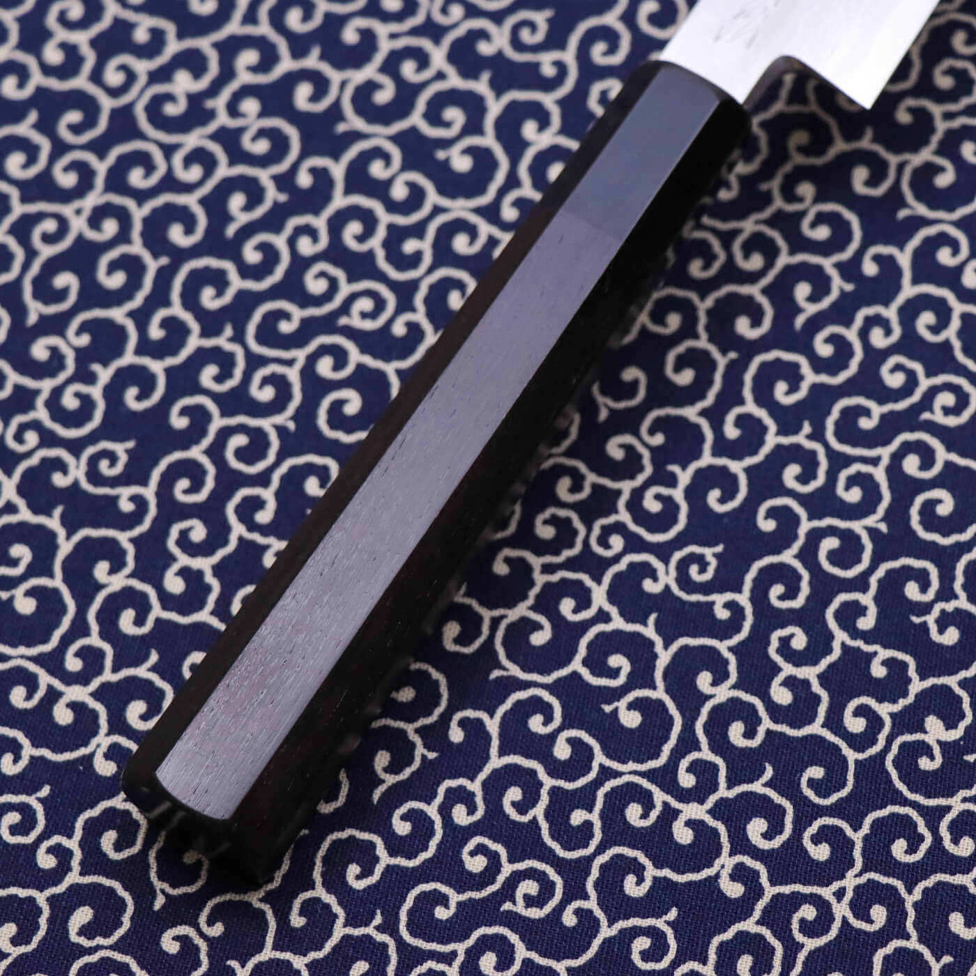 Yoshihiro Suminagashi Silver #3 Damascus cladding Sakimaru Takohiki with Single Groove