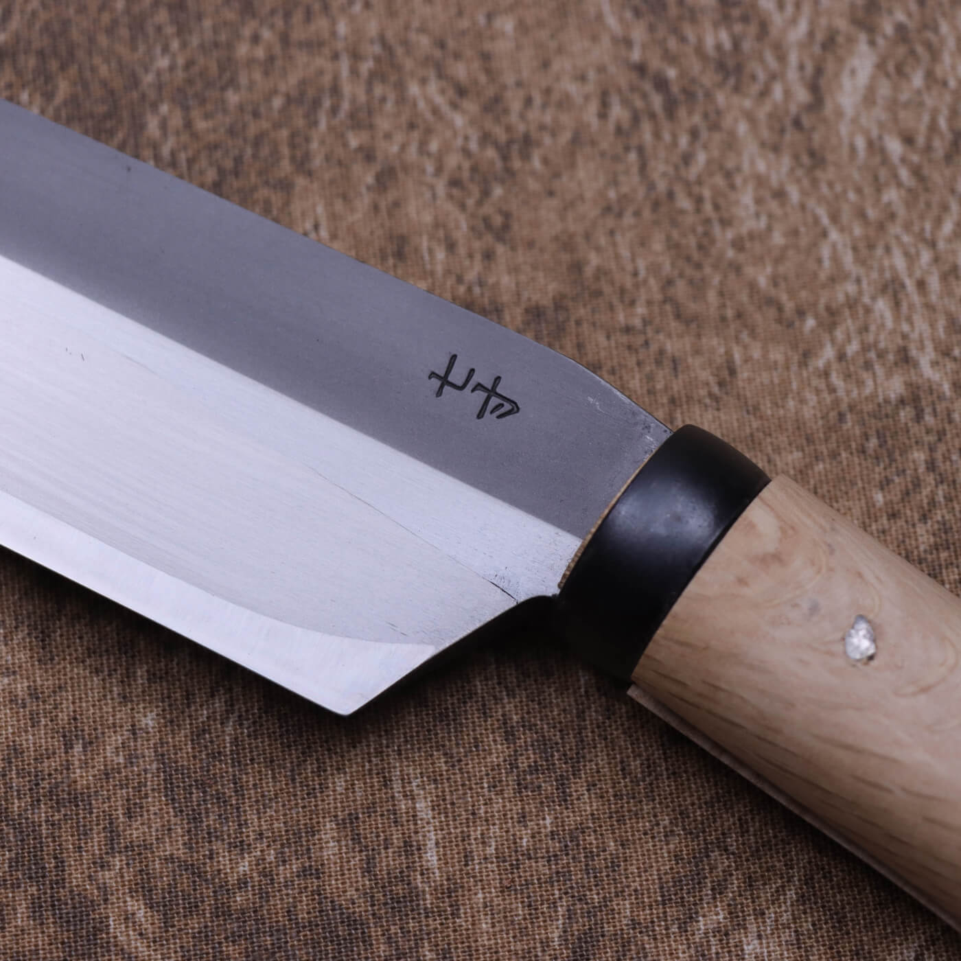 味方屋 日野浦司作 黑打片刃山鉈 朴鞘付