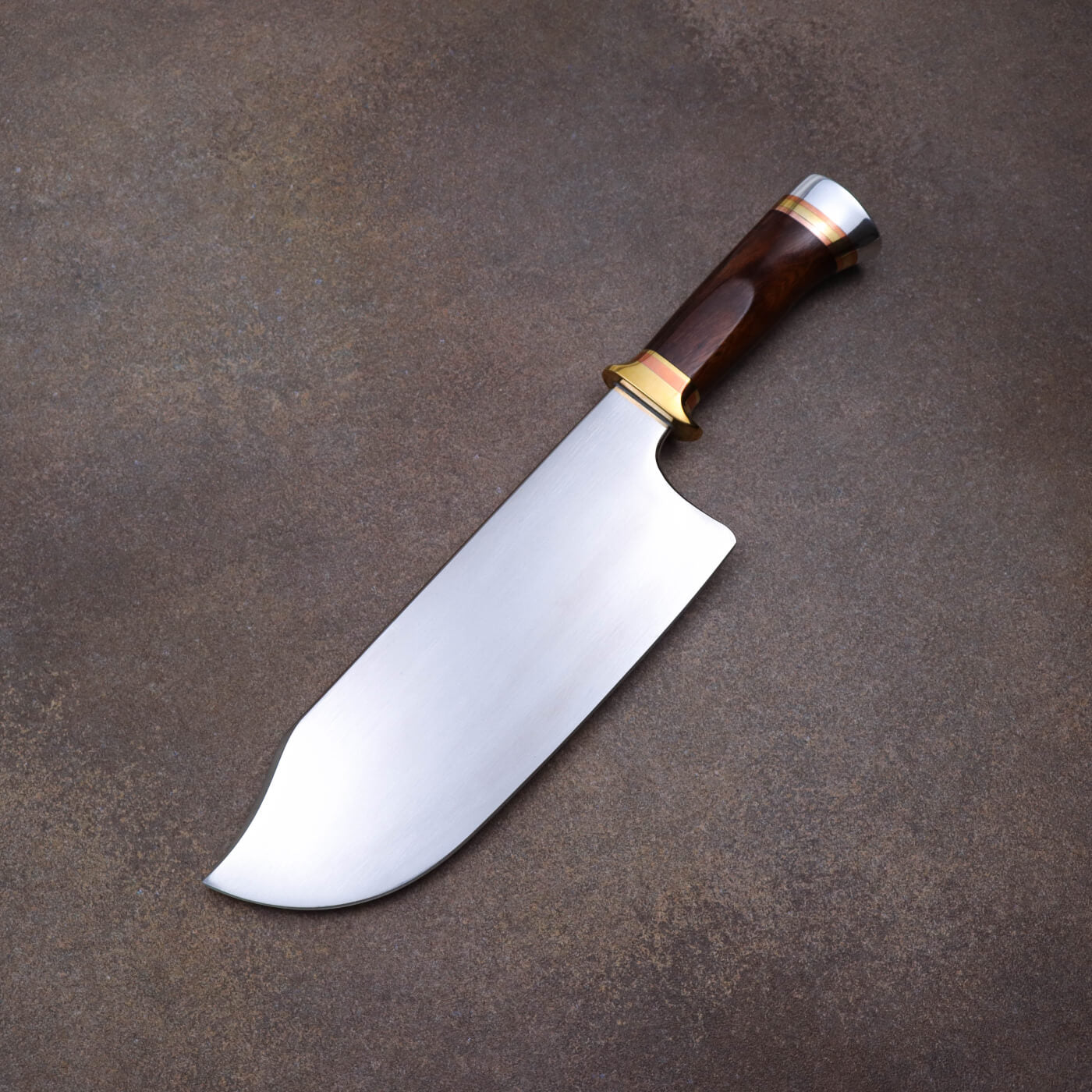 Ed Nichols 手工鍛造瑞典粉末高碳鋼 Bowie Style 露營大砍刀