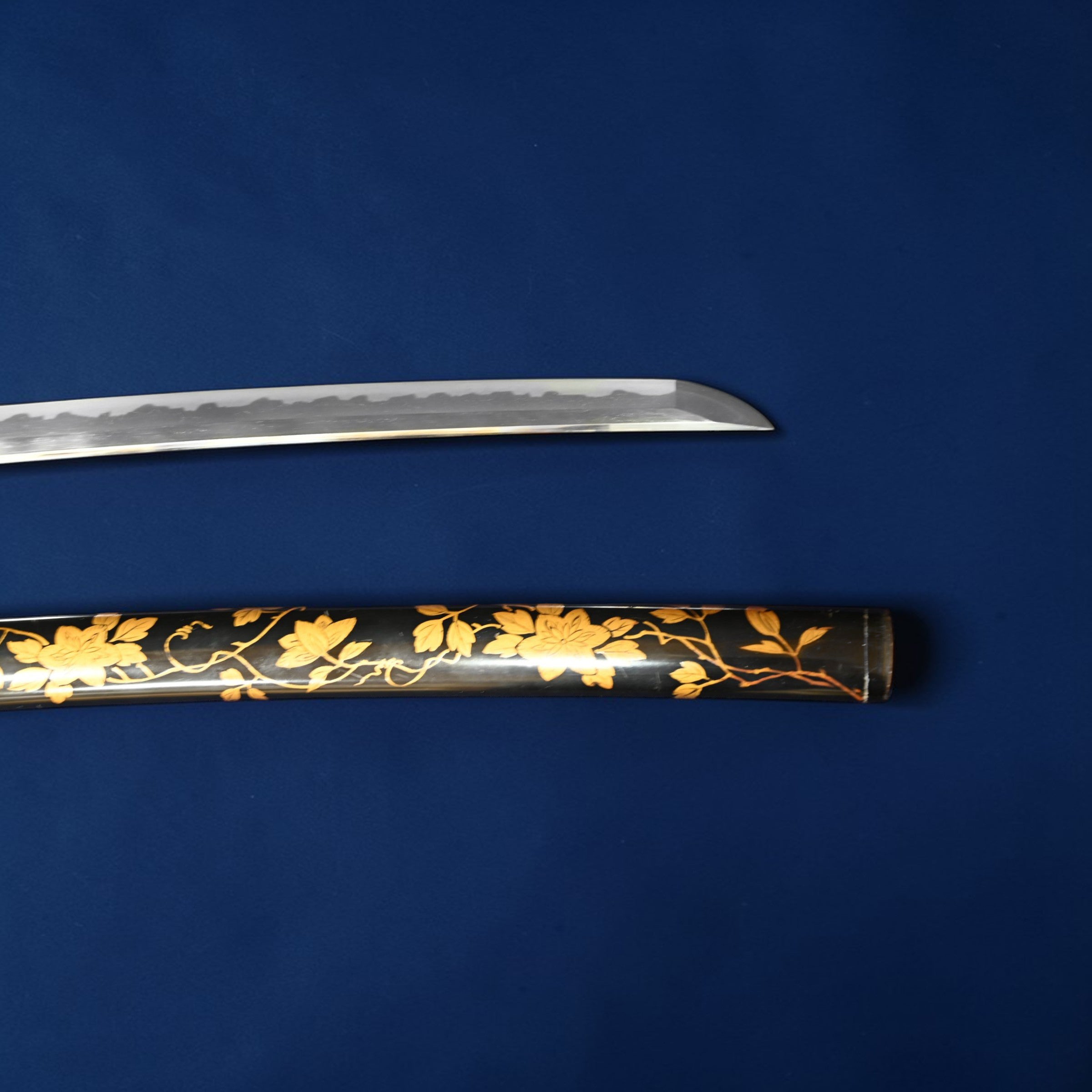 山本一乘子忠國 附黑漆鐵線紋蒔繪拵