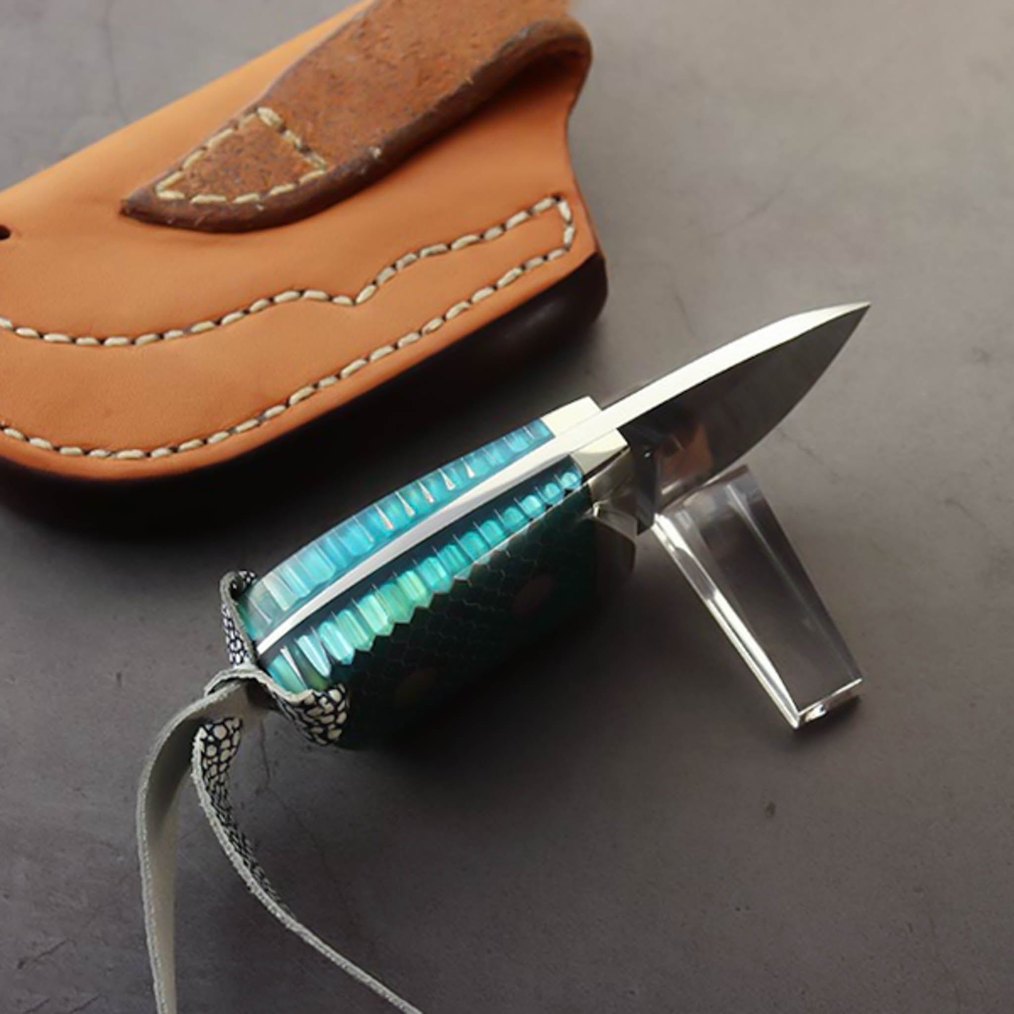 九鬼隆一作 Deformé Drop Point 拆信小刀