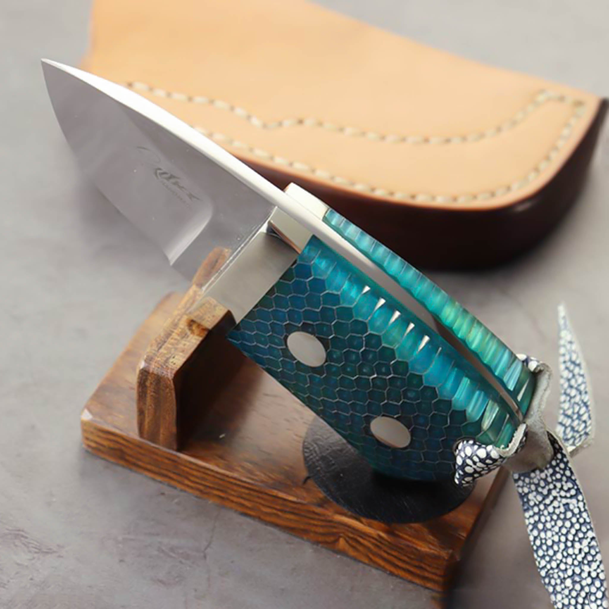 九鬼隆一作 Deformé Drop Point 拆信小刀