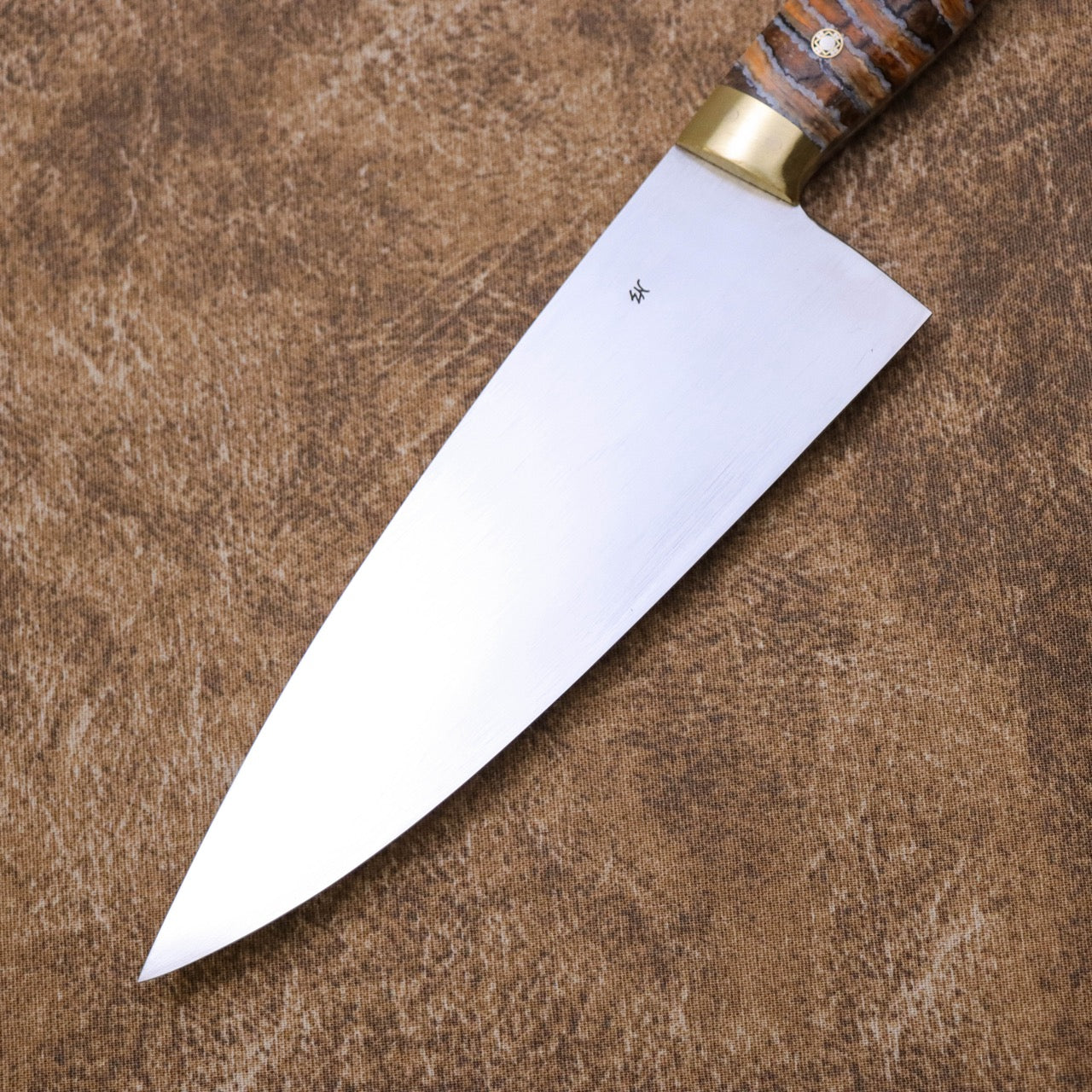 Ed Nichols 440C不鏽鋼 西班牙式牛刀 猛獁象下顎骨握柄