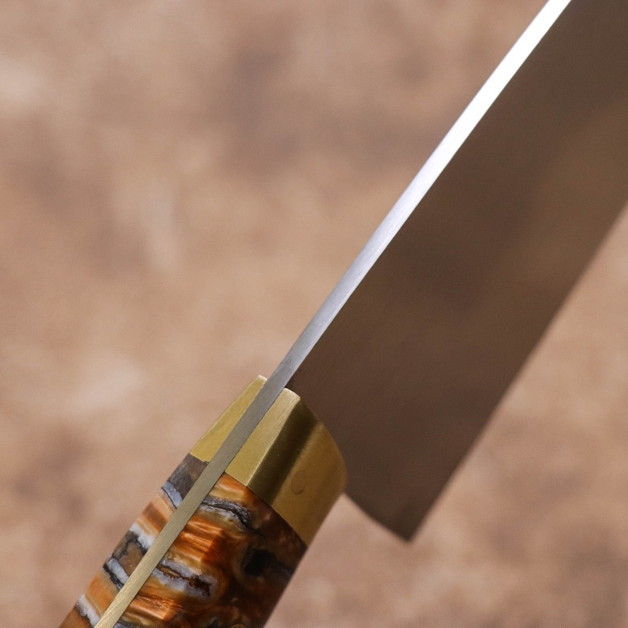 Ed Nichols 440C不鏽鋼 西班牙式牛刀 猛獁象下顎骨握柄