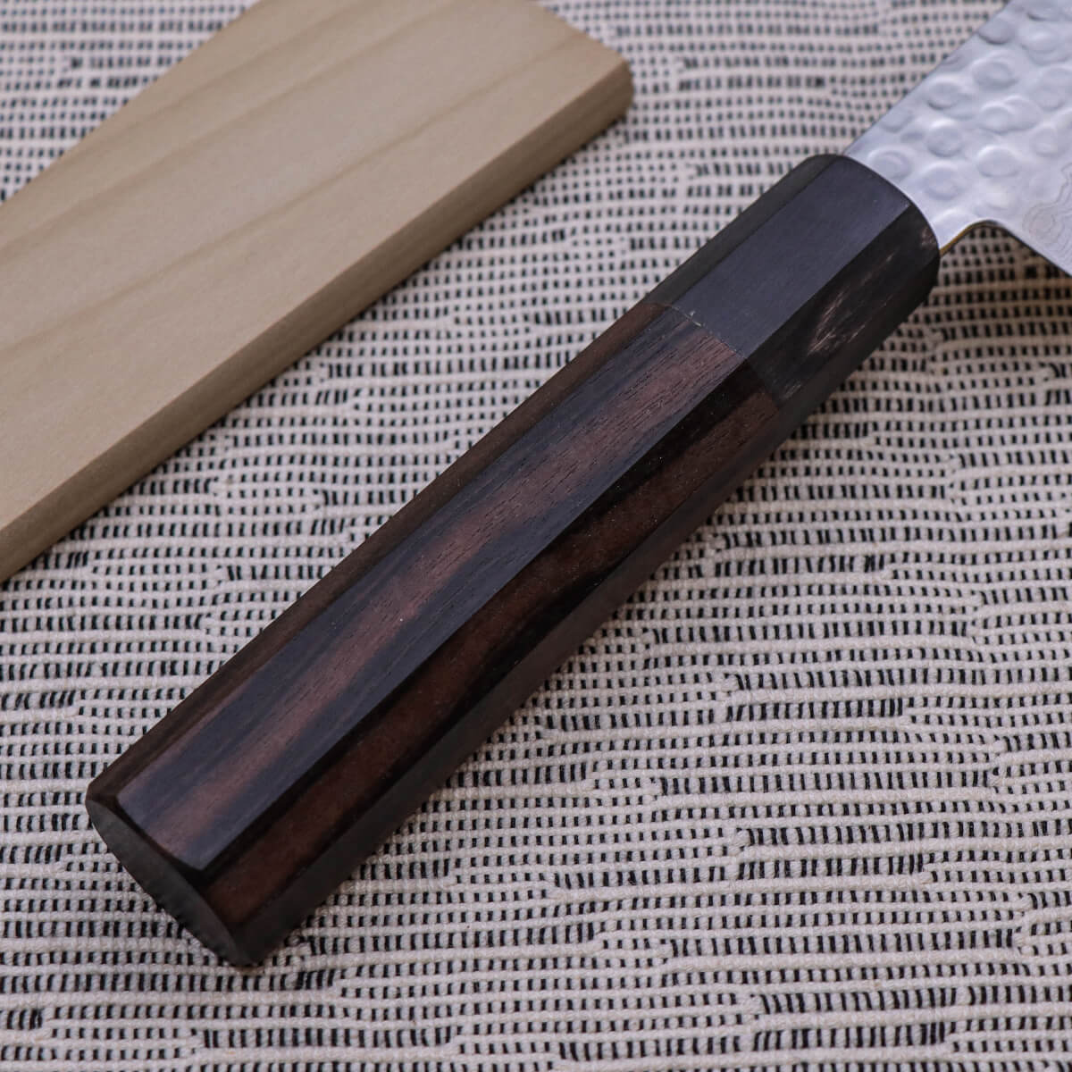 堺實光 VG10 槌目大馬士革千層鋼 和牛刀 黑八角