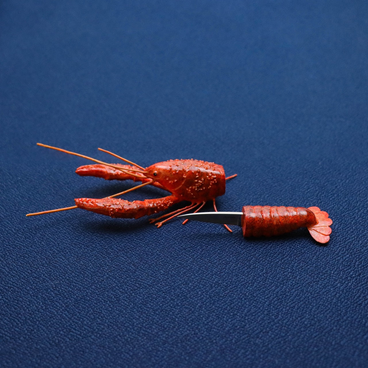 黑澤次夫 龍蝦造型 拆信萬用小刀