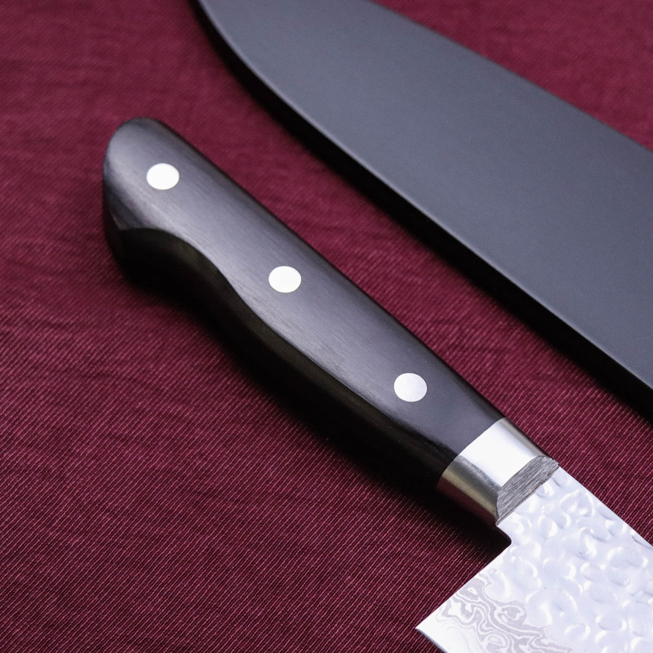 Nosyudo VG10 Damascus Forged Mirror Tsuchime Finish with Hon-Kasumi Edge Gyuto