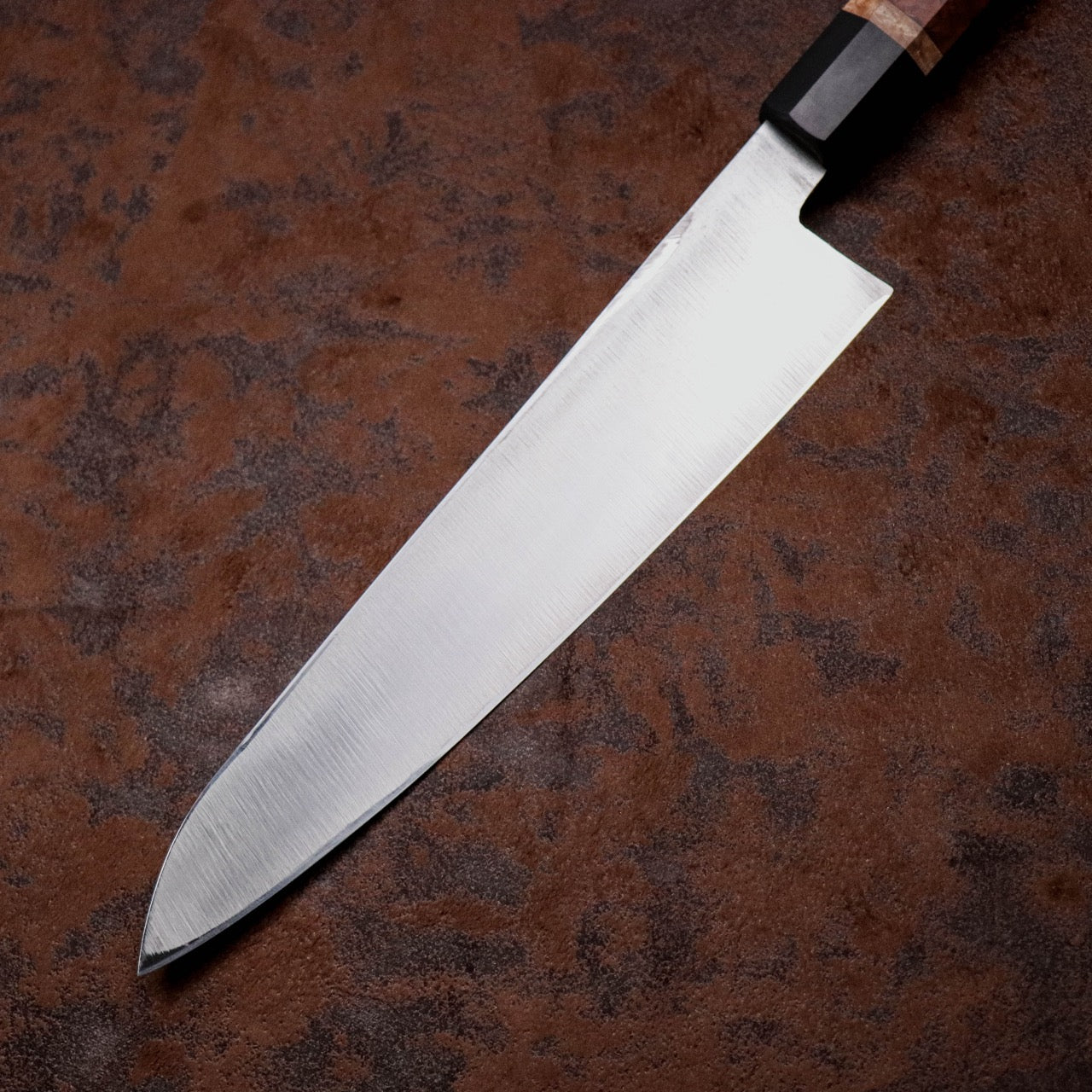 Musashinokuni Kogetsu Single-Bevel Wa-Gyuto Rosewood Handle with Urasuki