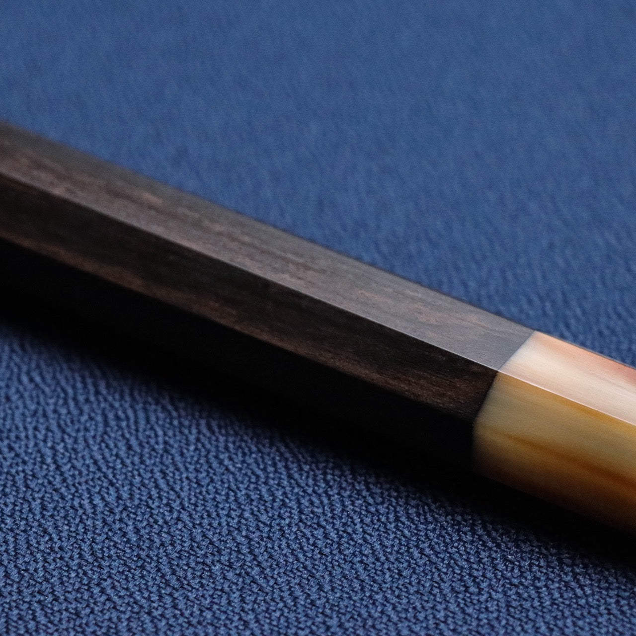 Musashinokuni Kogetsu Single-Bevel Wa-Gyuto White Buffalo Shitan Handle without Urasuki