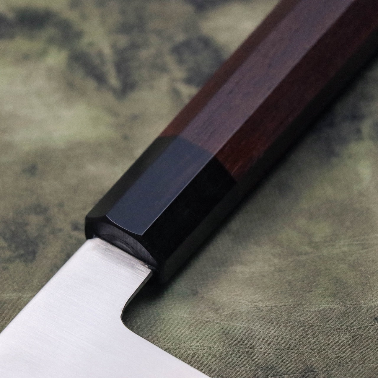 Musashinokuni Kogetsu Single-Bevel Wa-Gyuto Shitan Handle without Urasuki