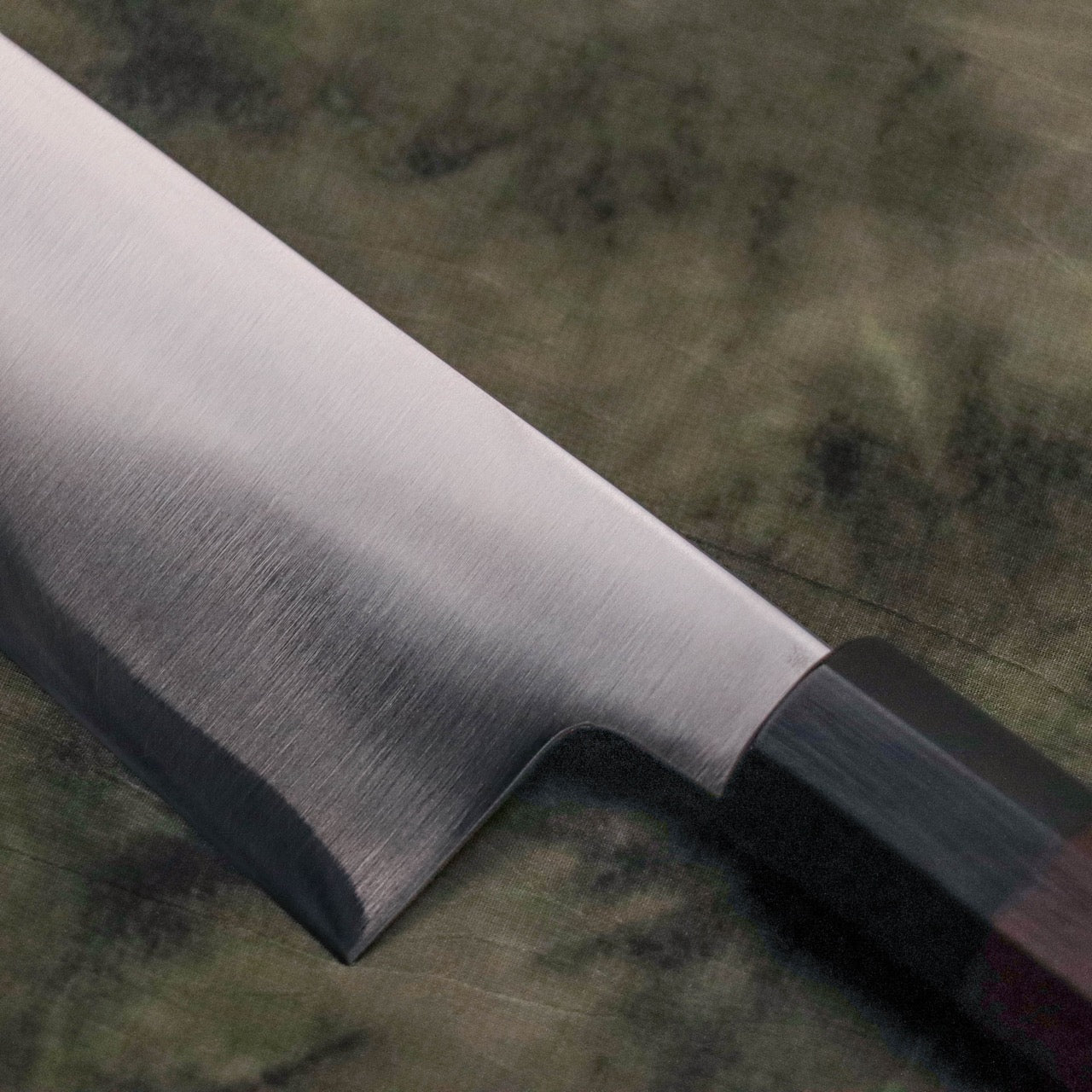 Musashinokuni Kogetsu Single-Bevel Wa-Gyuto Shitan Handle without Urasuki
