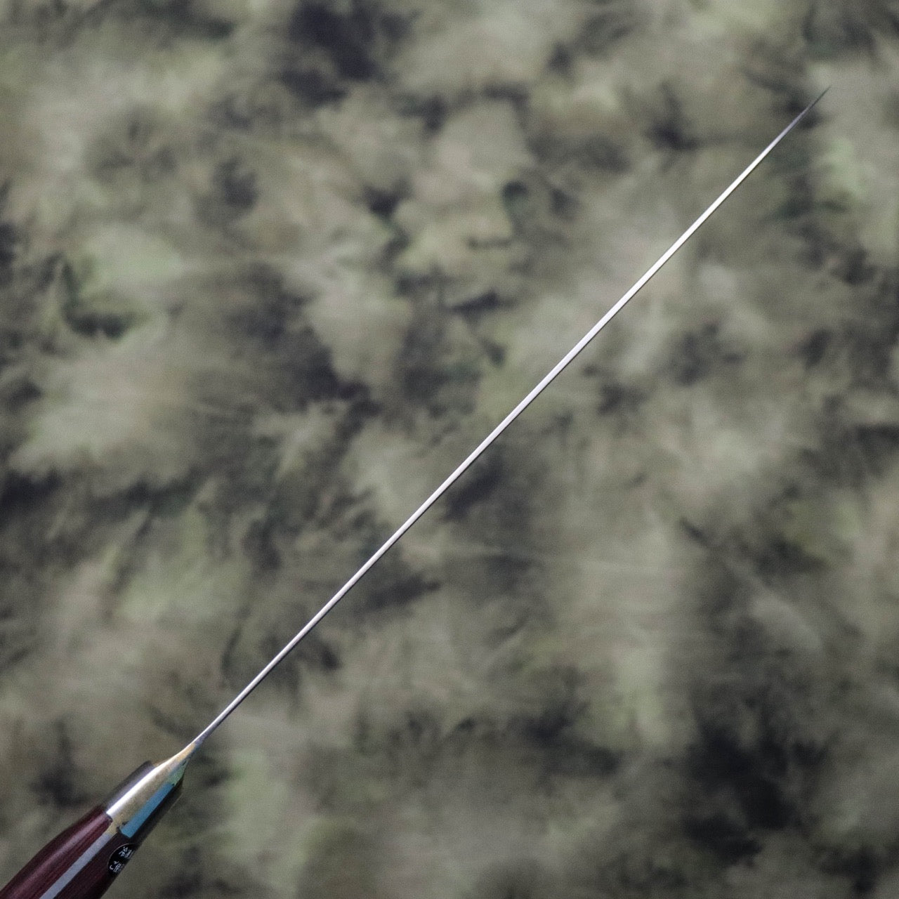 Shimotsukuni Kogetsu White #1 All Steel Honyaki Brass Bolster Gyuto