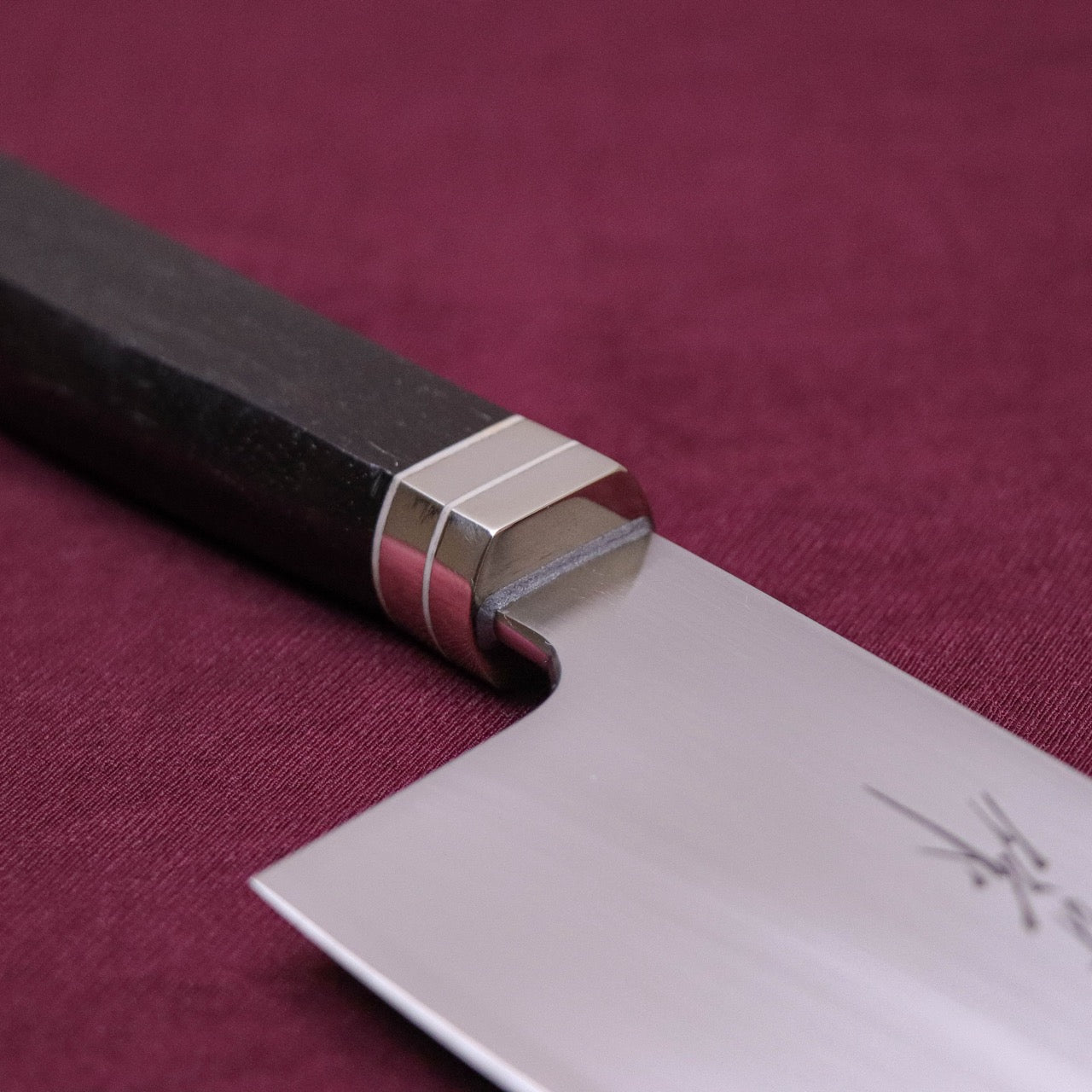 Shoji SW Special Stainless Steel Western Deba-Style Multi-Purpose Gyuto Western Ebony Handle