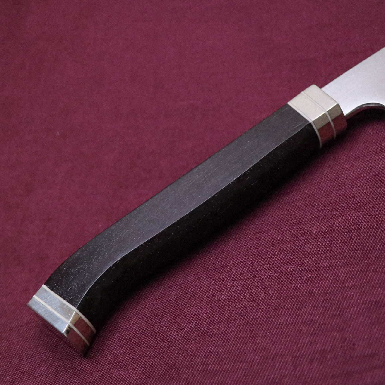 Shoji SW Special Stainless Steel Western Deba-Style Multi-Purpose Gyuto Western Ebony Handle