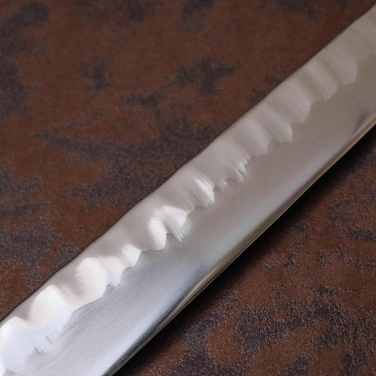 勝治作 SW特殊不鏽鋼本燒 太刀形柳刃（片刃筋引）