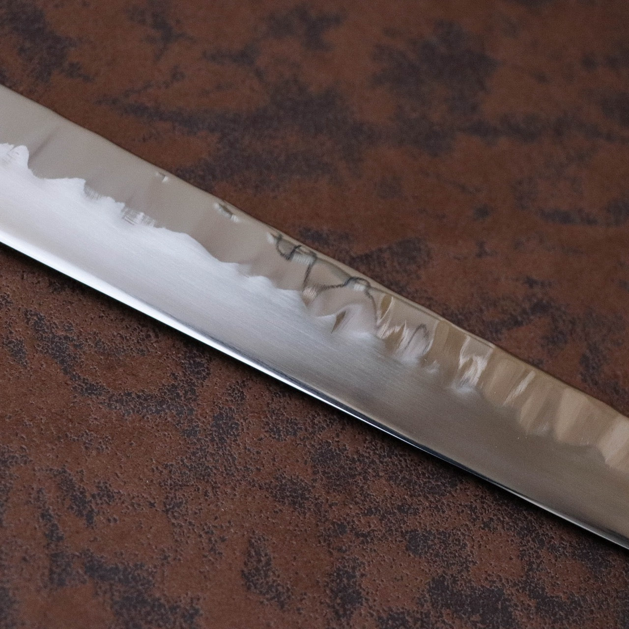 勝治作 SW特殊不鏽鋼本燒 太刀形柳刃（片刃筋引）