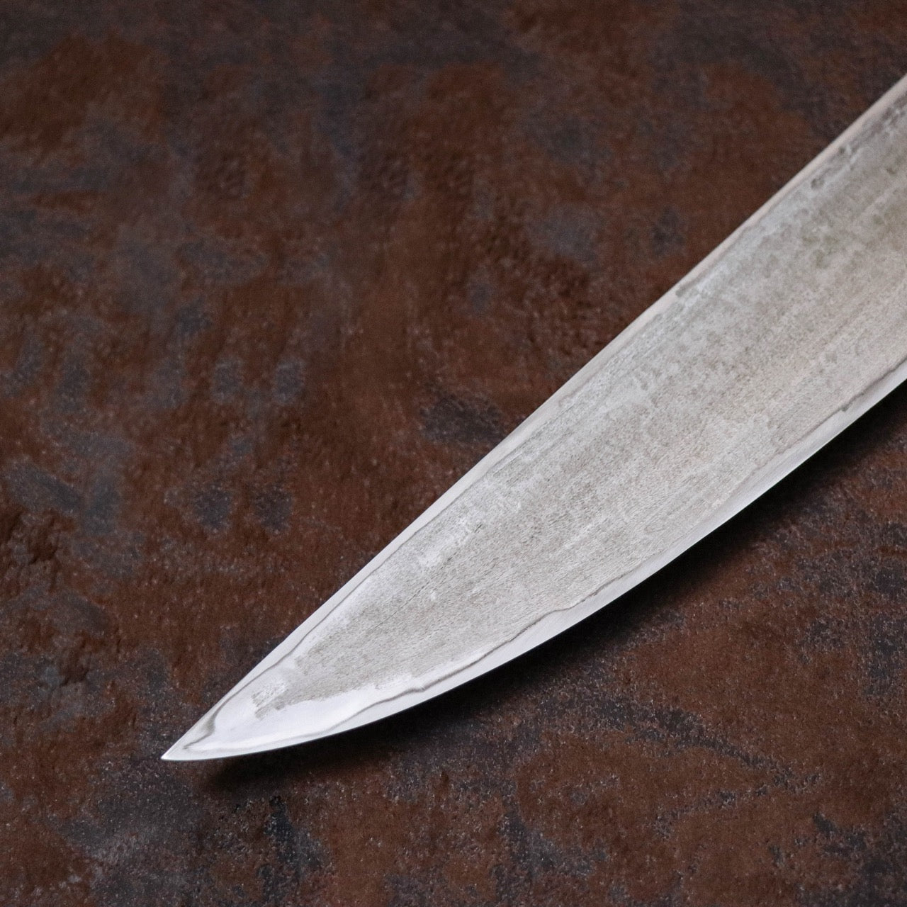 勝治作 SW特殊不鏽鋼本燒 太刀形柳刃（片刃筋引）