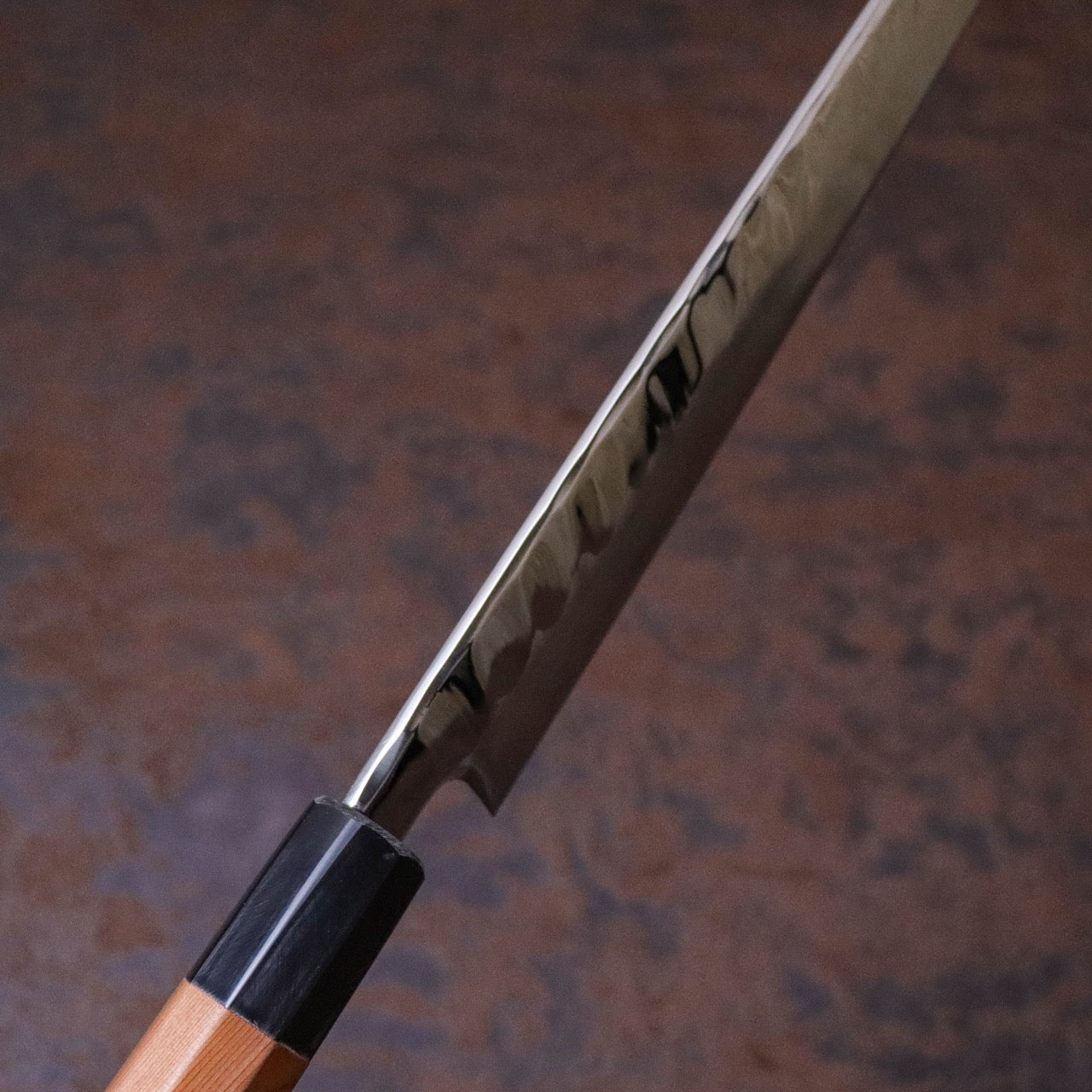 勝治作 SW特殊不鏽鋼本燒 太刀形柳刃（片刃筋引）