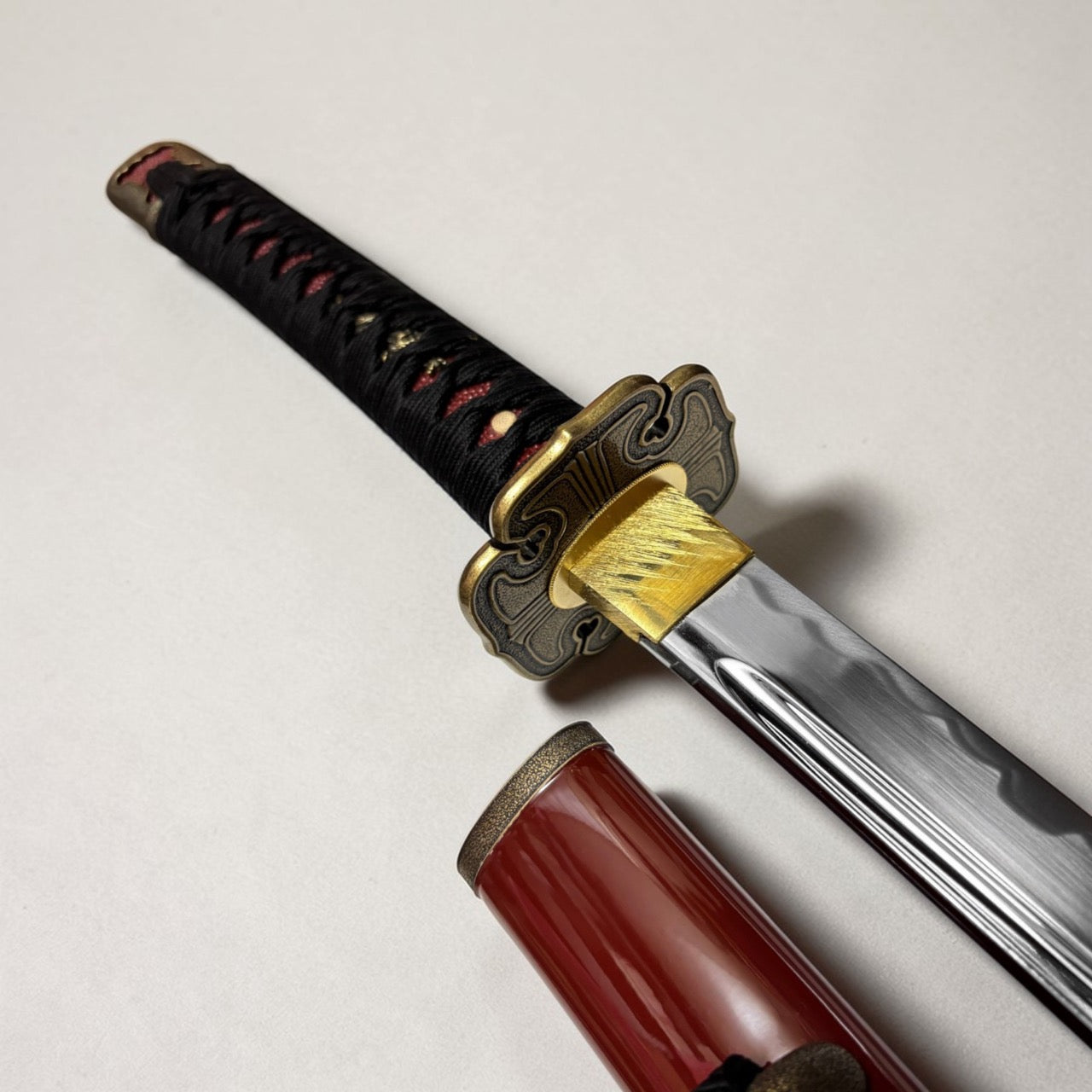 日本濃州堂 居合用之復刻名刀 加州清光半太刀拵 第二形態