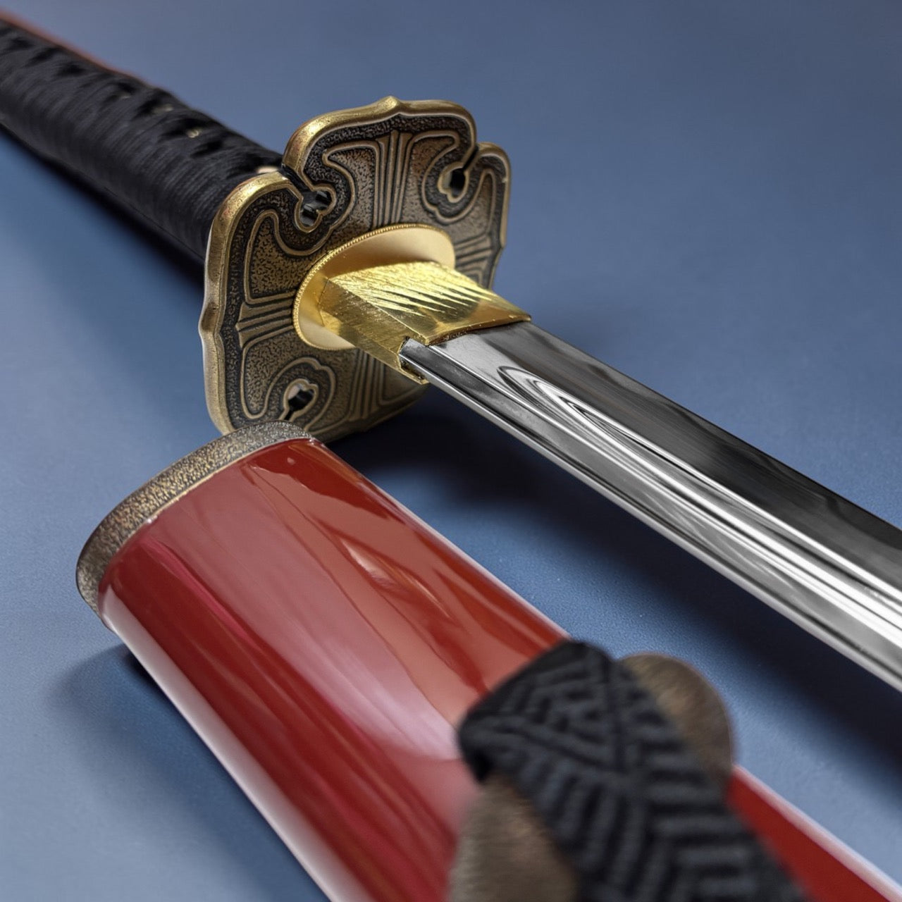 日本濃州堂 居合用之復刻名刀 加州清光半太刀拵 第二形態