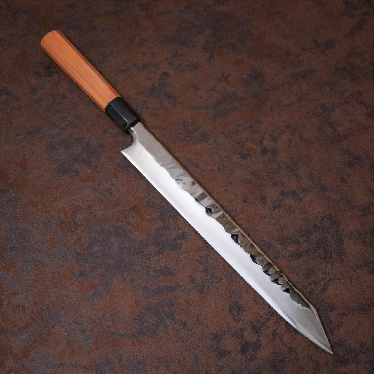 勝治作 SW特殊不鏽鋼本燒 劍形柳切付（片刃筋引）