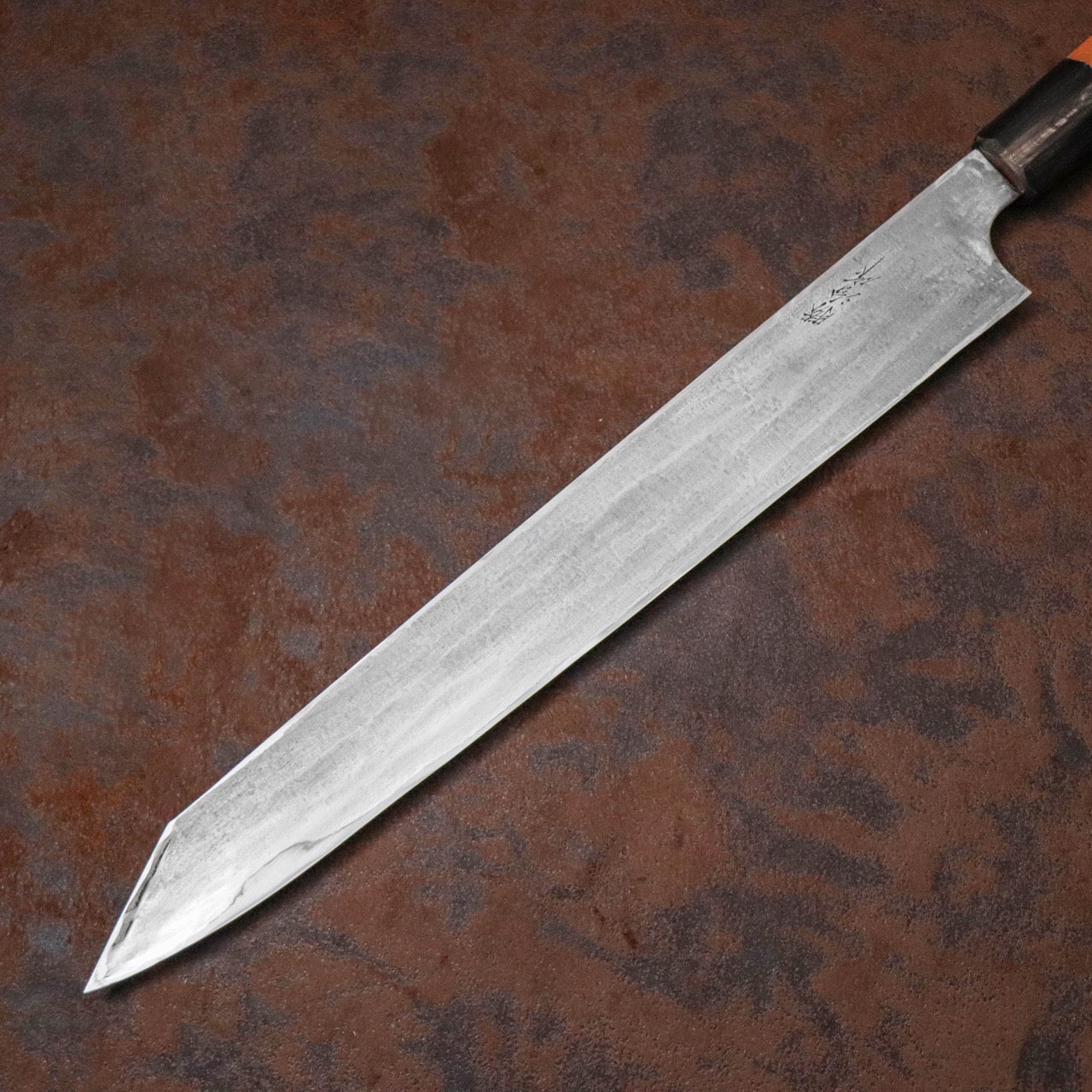 勝治作 SW特殊不鏽鋼本燒 劍形柳切付（片刃筋引）