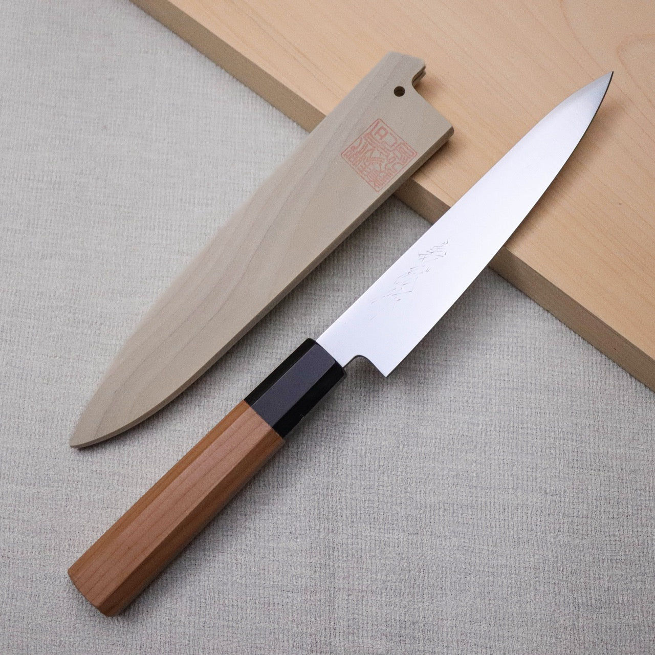 義弘作VG1全鋼Petty，小刀，一位八角柄