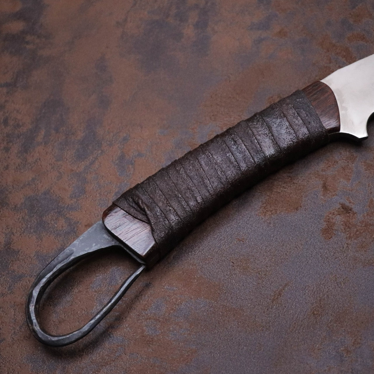 源右衛門作 白紙一號鋼 墨流 鋒之刀