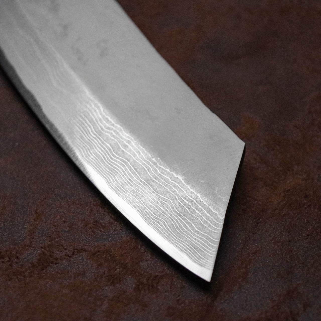 源右衛門作 白紙一號鋼 墨流 鋒之刀