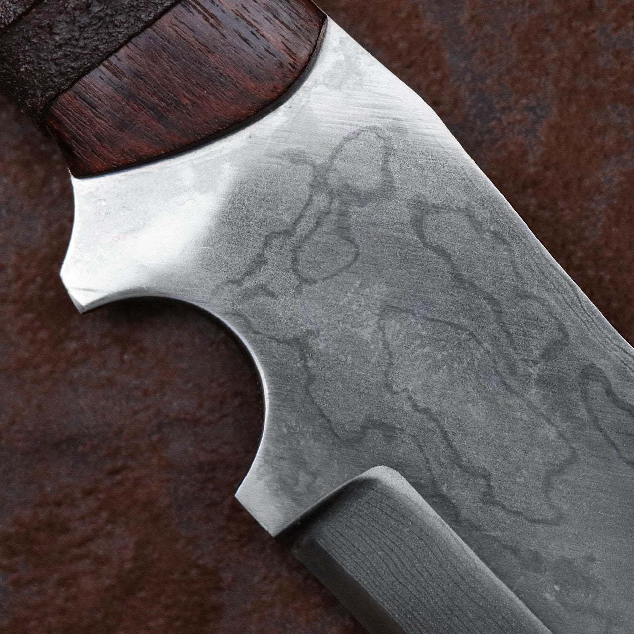 源右衛門作 白紙一號鋼 墨流 鋒之刀