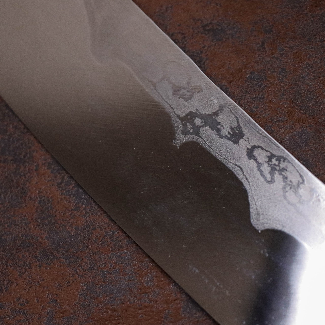 源右衛門作 白紙一號鋼 墨流 鋒之刀