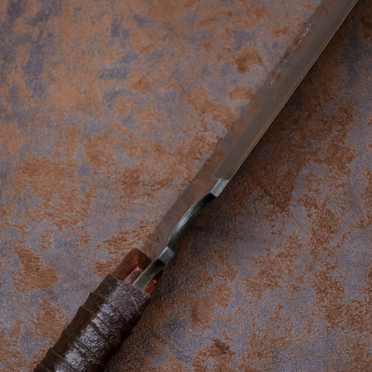 源右衛門作 白紙一號鋼 墨流 鋒之刀