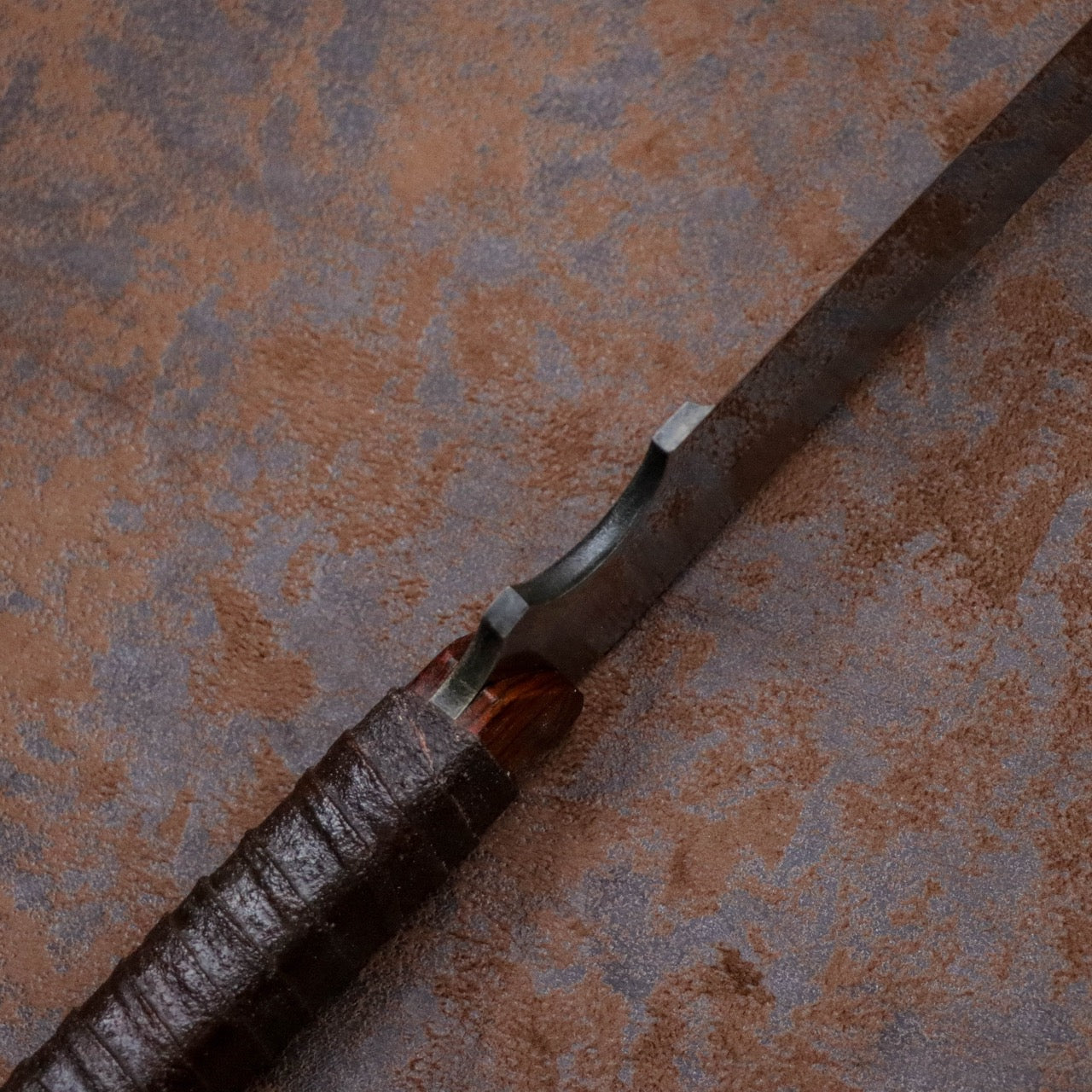 源右衛門作 白紙一號鋼 墨流 鋒之刀