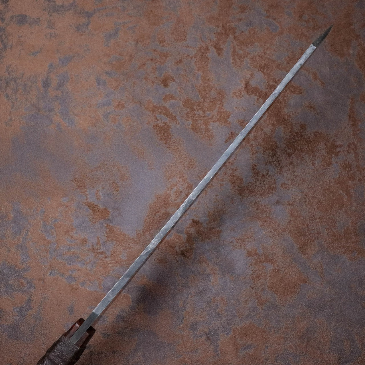 源右衛門作 白紙一號鋼 墨流 鋒之刀