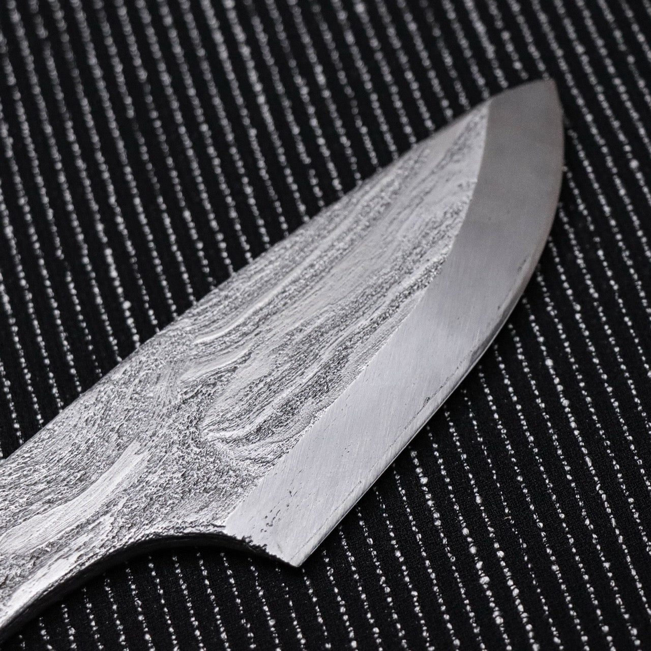 金高佳孝作 手工鍛煉古鐵白一鋼 片刃共柄小出刃