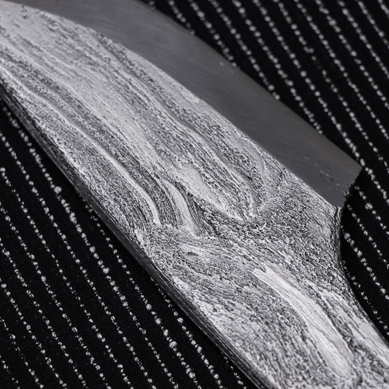 金高佳孝作 手工鍛煉古鐵白一鋼 片刃共柄小出刃