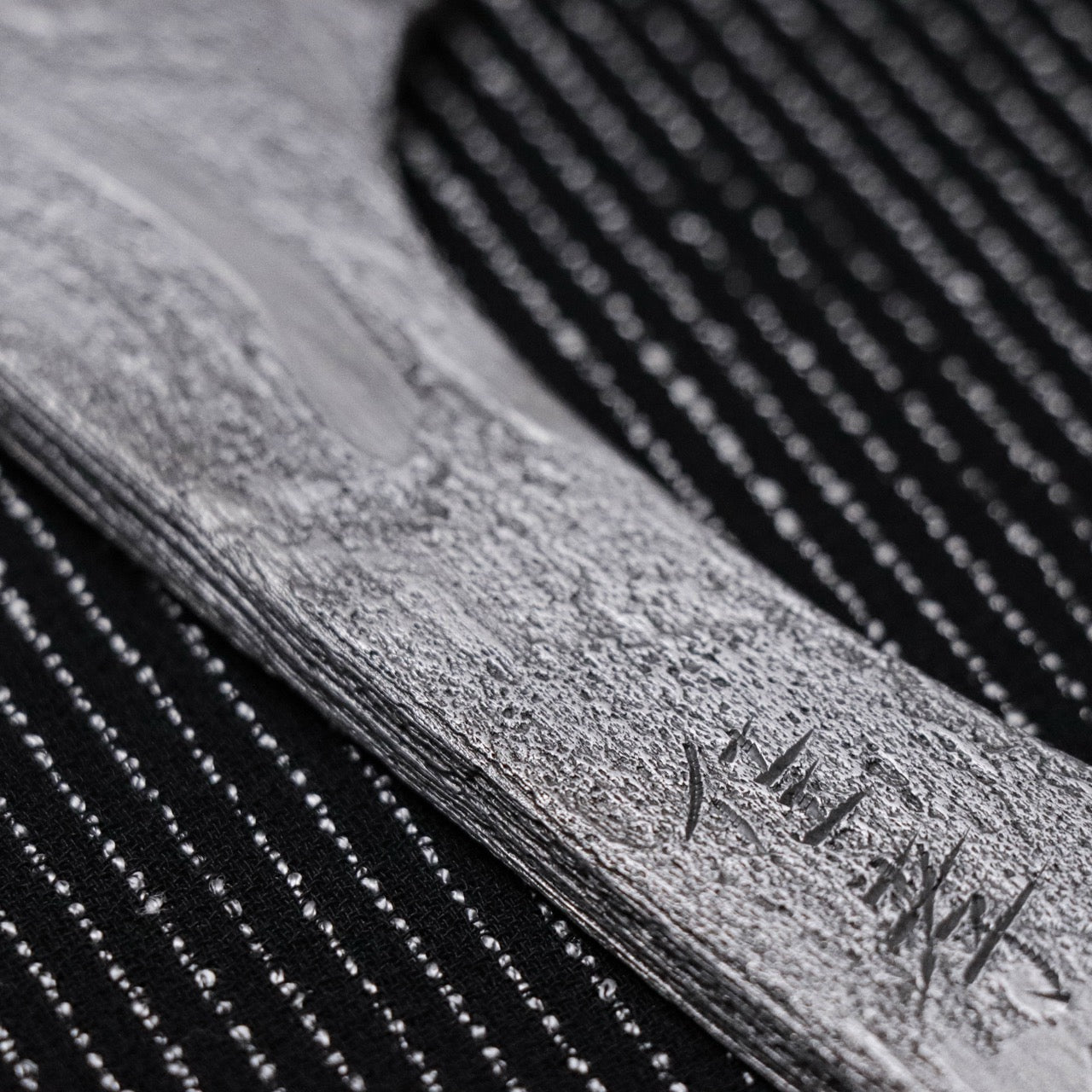 金高佳孝作 手工鍛煉古鐵白一鋼 片刃共柄小出刃